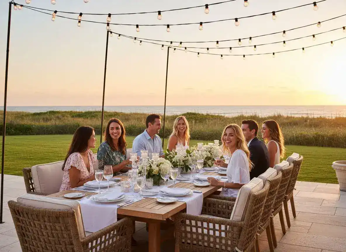 Elegant outdoor entertaining on Hilton Head Island